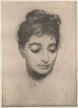 L'Estampe Moderne: Portrait: Portrait, 1899. Félix Bracquemond (French, 1833-1914), Imprimerie
