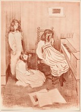 L'Estampe Moderne: Bouderie, 1898. Alfredo Müller (Italian, 1869-1940), Imprimerie Champenois.