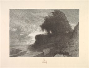 Suite de Paysages: Landscape, Plate 4, Remarque, Snake, 1892-1893. Charles Marie Dulac (French,