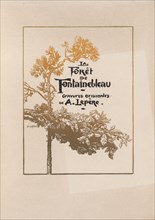 Fontainebleau Forest: Cover (La Forêt de Fontainebleau), 1890. Auguste Louis Lepère (French,