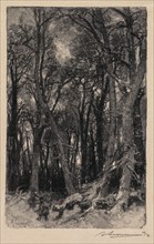 Fontainebleau Forest: Bas-Bréau (La Forêt de Fontainebleau: Le Bas-Bréau), 1890. Auguste Louis
