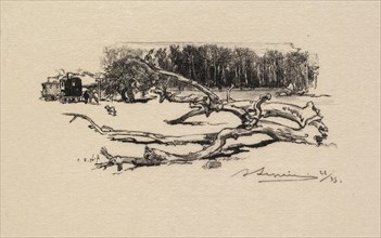 Fontainebleau Forest: Carrefour de l'Epine (La Forêt de Fontainebleau: Carrefour de l'Epine), 1890.