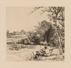 Auguste Lepère: Le pommier renversé (Picardie)	. Auguste Louis Lepère (French, 1849-1918). Etching,