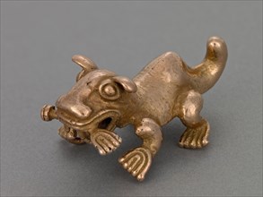Feline Pendant, 1000-1550. Isthmian Region, Panama-Costa Rica, Veraguas-Chiriquí style, 11th