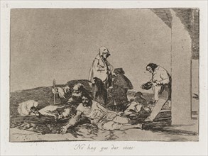 Disasters of War: Pl. 58, It is no use shouting , 1810-1813. Francisco de Goya (Spanish,