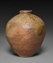 Storage Jar (Tsubo), 15th century. Japan, Muromachi period (1392-1573). Stoneware with natural ash
