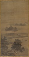 Landscape, late 1500s-early 1600s. Japan, Momoyama (1573-1615) or early Edo (1615-1868) period.