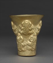 Beaker with Frogs, 900-1100. Central Andes (Peru), Lambayeque (Sicán) people, 10th century-12th