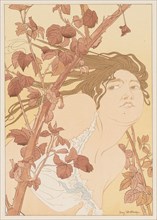 In the Brambles (Dans les Ronces), 1898. Henri Detouche (French, 1854-1913). Color lithograph