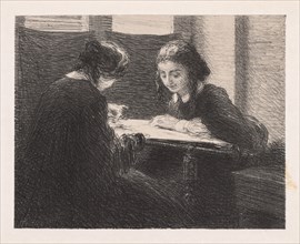 The Embroideres (Les Brodeuses),, 1898. Henri Fantin-Latour (French, 1836-1904). Lithograph