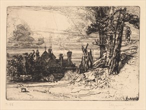 Horsley’s House at Willesley, 1865. Francis Seymour Haden (British, 1818-1910). Etching and
