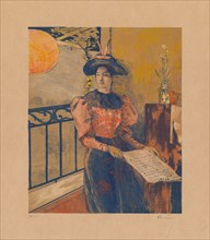 L’Illumination, 1893. Alexandre Lunois (French, 1863-1916). Color lithograph