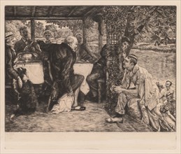 The Prodigal Son: The Fatted Calf (L’enfant prodigue: le veau gras), 1881. James Tissot (French,