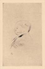 Portrait of a Man (Portrait d'un homme), 1898 (printed 1927). Henri de Toulouse-Lautrec (French,