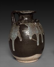 Ewer, 618-907. China, Tang dynasty (618-907). Glazed stoneware, Huangdao ware; overall: 27 x 20.3
