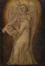 St. Matthew, 1799. William Blake (British, 1757-1827). Tempera on canvas; overall: 38.5 x 26.5 cm