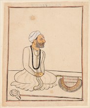 Gosain Narottam Das, c. 1720-30. India, Jasrota. page: 20.3 x 17.2 cm (8 x 6 3/4 in.).