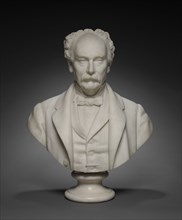 Bust of Hinman B. Hurlbut, c. 1870 - 1883. Giovanni Cintselli (Italian, 1832-1883). Marble;