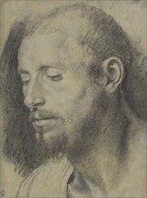 Study of the Head of a Bearded Man; Giovanni Girolamo Savoldo, Italian, Lombard, about 1480 - after 1548, Italy; about 1533