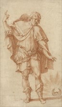 Study of a Male Figure; Rosso Fiorentino, Giovanni Battista di Jacopo di Gasparre, Italian, 1494 - 1540, about 1538 - 1540