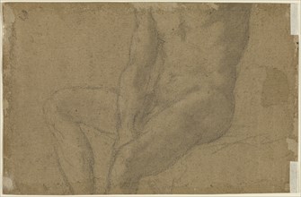 Study of a Seated Man, recto, Study of a Male Nude, verso, Jean-Siméon Chardin, French, 1699 - 1779, France; about 1720