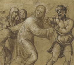 Christ Carrying the Cross, recto, The Resurrection, verso, Sodoma, Giovanni Antonio Bazzi, Italian, 1477 - 1549, Italy