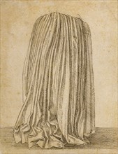 Study of a Pleated Skirt; Hans Brosamer, German, about 1500 - about 1554, about 1530 - 1540; Pen and black ink; 19.7 × 14.9 cm