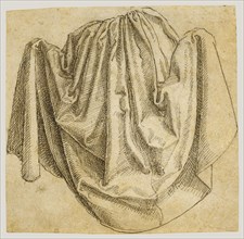 Study of a Hanging Drapery; Hans Brosamer, German, about 1500 - about 1554, about 1530 - 1540; Pen and black ink