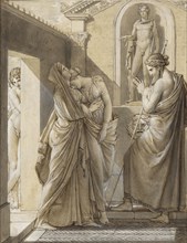 The Father of Psyche Consulting the Oracle of Apollo; Baron François-Pascal-Simon Gérard, French, born Italy, 1770 - 1837