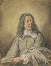 Portrait of M. Quatrehomme du Lys; Charles Le Brun, French, 1619 - 1690, 1657; Black, white, and red chalk and pastel