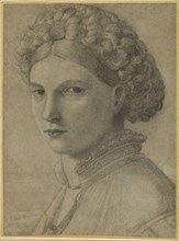 Portrait of a Young Woman; Attributed to Andrea Previtali, Italian, about 1480 - 1528, about 1520 - 1525; Black chalk