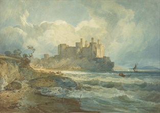 Conway Castle, North Wales; Joseph Mallord William Turner, British, 1775 - 1851, 1798; Watercolor and gum arabic with graphite