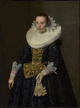 Portrait of a Young Woman; Nicolaes Eliasz. Pickenoy, Dutch, 1590,1591 - 1654,1656, 1632; Oil on panel; 118.7 × 91.1 cm