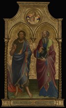 Saints John the Baptist and John the Evangelist; Mariotto di Nardo, Italian, active 1394 - 1424, 1408; Tempera and gold leaf