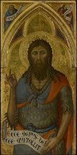 Saint John the Baptist; Luca di Tommè, Italian, active 1355 - 1389, Siena, Tuscany, Italy; late 14th century; Tempera and gold
