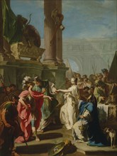 The Sacrifice of Polyxena; Giovanni Battista Pittoni, Italian, Venetian, 1687 - 1767, about 1733 - 1734; Oil on canvas