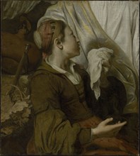 Hagar Weeping; Gerbrand van den Eeckhout, Dutch, 1621 - 1674, early 1640s; Oil on canvas; 76.2 × 68.6 cm, 30 × 27 in