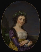 Portrait of Madame Joubert; François-Xavier Fabre, French, 1766 - 1837, 1787; Oil on canvas; 79.1 x 62.5 cm, 31 1,8 x 24 5,8 in
