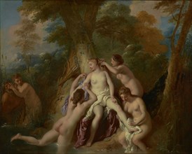 Diana and Her Nymphs Bathing; Jean-François de Troy, French, 1679 - 1752, Paris, France; 1722 - 1724; Oil on canvas