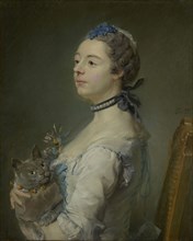 Magdaleine Pinceloup de la Grange, née de Parseval; Jean-Baptiste Perronneau, French, 1715 - 1783, 1747; Oil on canvas