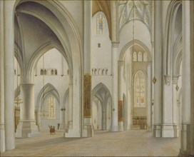 The Interior of St. Bavo, Haarlem; Pieter Jansz. Saenredam, Dutch, 1597 - 1665, 1628; Oil on panel; 38.7 × 47.6 cm