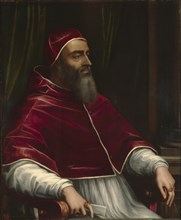 Pope Clement VII; Sebastiano del Piombo, Italian, about 1485 - 1547, Italy; about 1531; Oil on slate; 105.4 × 87.6 cm