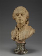 Bust of a Man; French; Paris, France; second half of 18th century; Terracotta on marble socle; 53 × 30.2 × 27.3 cm