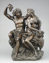 Bacchus and Ariadne; Giuseppe Piamontini, Italian, 1663 - 1744, Florence, Tuscany, Italy; first half of 18th century; Bronze