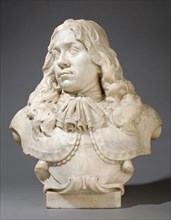 Bust of Jacob van Reygersberg; Rombout Verhulst, Dutch, 1624 - 1698, Netherlands; 1671; Marble; 63 x 57 x 33 cm