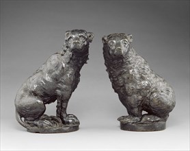 Dog and Bear; Italian; Florence, probably, Italy; about 1600; Bronze