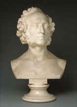 Bust of Felix Mendelssohn; Ernst Friedrich August Rietschel, German, 1804 - 1861, Germany; 1848; Marble; 59.7 x 39.4 x 25.4 cm