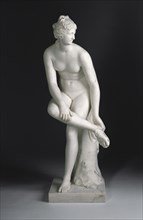 Venus; Joseph Nollekens, English, 1737 - 1823, England; 1773; Marble; 124 × 50.8 × 50.8 cm, 48 13,16 × 20 × 20 in