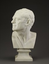 Bust of a Man; Joseph Wilton, English, 1722 - 1803, England; 1758; Marble; 59.7 cm, 23 1,2 in