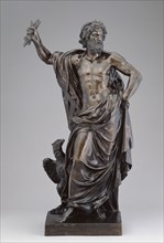 Jupiter; After a model attributed to Jean Raon, French, 1630 - 1707, model about 1670, probably cast about 1680 - 1700; Bronze